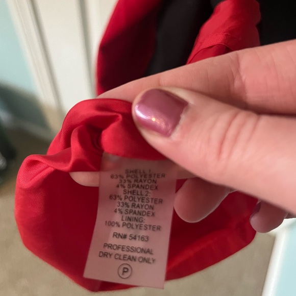 Calvin Klein red dress size 12 - Picture 2 of 7